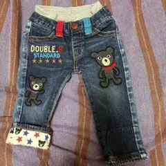 ミキハウス DOUBLE.B デニムパンツ 80サイズ