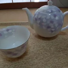 最終値下げ　宇野千代　急須　湯呑み5個セット　未使用