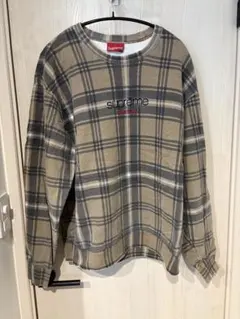 お盆限定セール！【SUPREME】Plaid Arc Crewnecスウェット - メルカリ