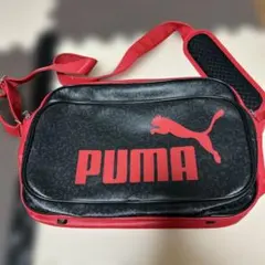 PUMA ショルダーバッグ 黒/赤