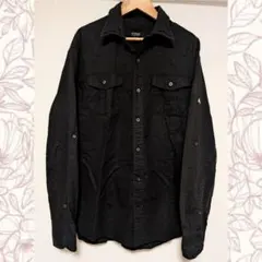 【BURBERRY BLACK LABEL】ブラックウエスタンシャツ 2 Mのサムネイル