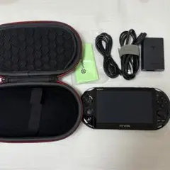 美品PS Vita 本体+メモリーカード+付属品セット
