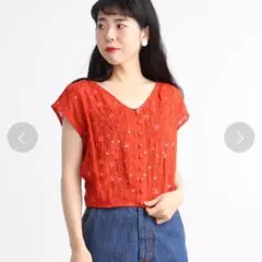 チャイルドウーマン刺繍トップスのサムネイル