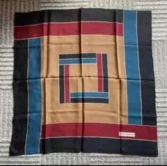 サンローラン 幾何学模様 スカーフ　YVES SAINT LAURENT