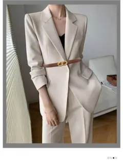 ✽ ブラウン×ゴールド シンプル 使いやすい ベルト おしゃれ 調節自由 ✽