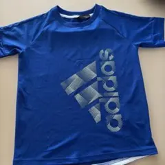 キッズ服 男の子 アディダス 青　ブルー　半袖　Tシャツ　130スポーツ