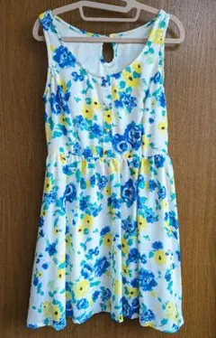 INGNI 花柄ノースリーブミニワンピース