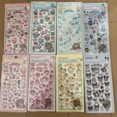 サンリオ　ボンボンドロップシール 8種類まとめ売りA