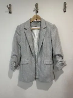 グレー テーラードジャケット EUR 34