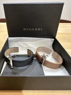 月さん専用BVLGARI レザーブレスレット 2本セット 月さん専用BVLGARI レザーブレスレット 2本セット - メルカリ