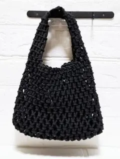 編み込み　ワンハンドルミニバッグ