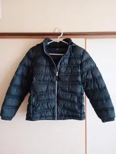 good day　グッデイ　チェック　ライトダウンジャケット　グリーン　150㎝