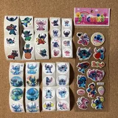 スティッチ(9) ぷくぷくシール 3Dシール1枚 & シール34枚♪