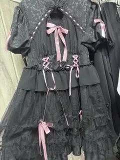 ゴスロリ ブラックドレス