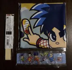 がんばれゴエモン大集合！ コナミスタイル特典 扇子 風呂敷 アクリル