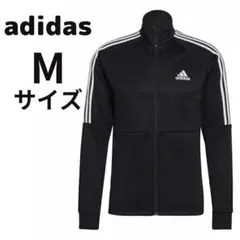 アディダス ジャージ トップ メンズ M サイズ 長袖 ブラック 黒 ジャケット