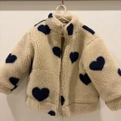 値下げ★ZARA ザラ ハート柄 ボアジャケット　アウター　4y 104