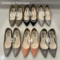 【6足セット】DIANA& Felimageパンプス（多色）