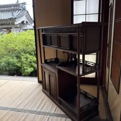 M261R 屋久杉 飾り棚 茶棚 古典木工 浮舟 35 - メルカリ