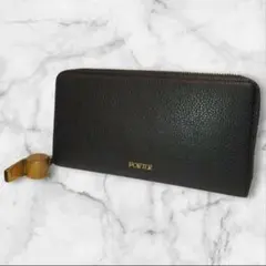 未使用級】PORTER ポーター 折財布 トーン TONE レザー ホイッスル 