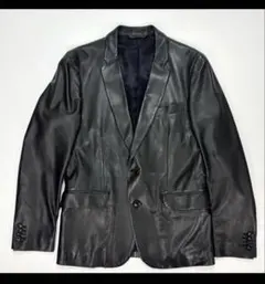 PaulSmith レザー テーラードジャケット 羊革