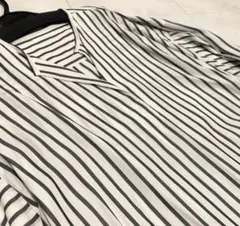 wb ストライプブラウス