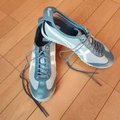 美品！オニツカタイガー Mexico66 レザ－24cm レディース