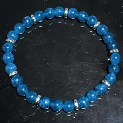 A3夜空のような美品ダークアパタイトブレスレット