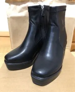 厚底ストレッチブーツ