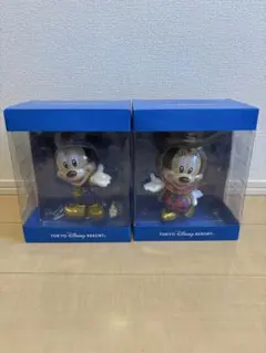 東京ディズニーリゾート ミッキー＆ミニー フィギュア 置物 2点セット 非売品