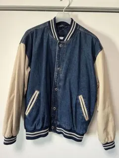 MSGM◇18AWバックロゴ／デニムブルゾン／40／インディゴ - メルカリ