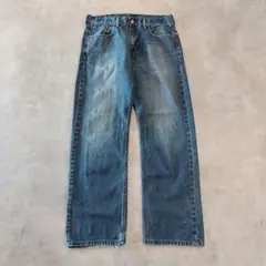 リーバイス569 Levis W32 ブルーデニム 青 ボトム 古着 19180