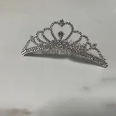 シルバー ハート型 ティアラ　ディズニーランド