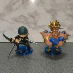 ワールドコレクタブルフィギュア　ワンピース　ドレスローザ　ゾロ　ピーカ