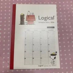 ナカバヤシ　手帳　2026　スヌーピー B6サイズ　logical