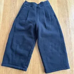 UNIQLO GIRLS　ボアスウェットワイドパンツ　110