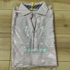メンズメルローズ　ポロシャツ　薄いピンク フェイクレイヤードのサムネイル