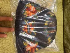 Supreme フラワー刺繍 ニット帽 ブラック