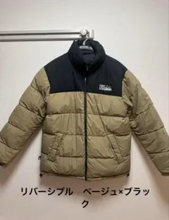 FIRST DOWN リバーシブル　ベージュ/ブラック　Lサイズ
