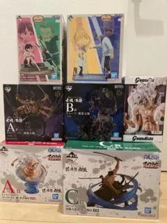 7点セット　一番くじ　ワンピース　ONE PIECE　魂豪示像　ほか