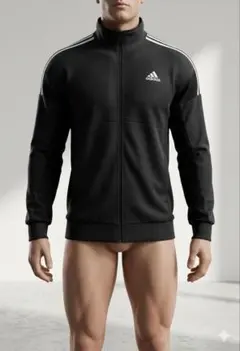 adidas トップス　ジャージ L