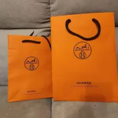 HERMES ショップ袋 大・小セット
