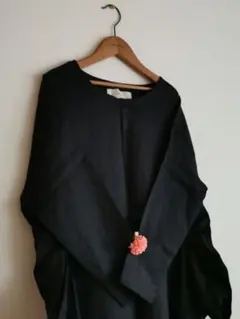 ☆新品・未使用☆Lintu Laulu ワンピース リネン100 変形ワンピースのサムネイル