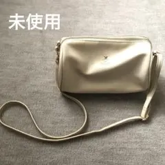 未使用NICE CLAUP ショルダーバッグ 丸形　ホワイト