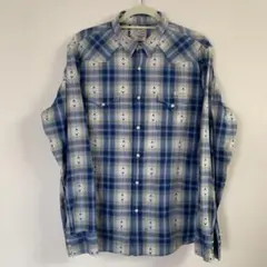 Lucky Brand オンブレ ウエスタンシャツ L