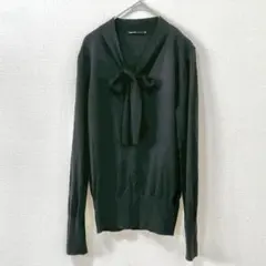 ニット ボウタイ 黒 サイズＳ