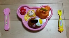 メルちゃんのキッズプレート 食べ物セット ごっこ遊び ままごと