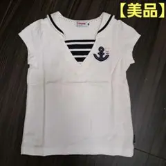 Sale【美品】MIKI HOUSE　マリンセーラートップス　80