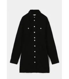 MOUSSY マウジー デニム 長袖ワンピース ブラック Sサイズ