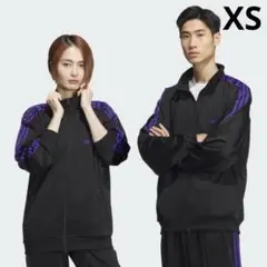 アディダスオリジナルス　ベッケンバウアー　トラックジャケット　黒紫　XS